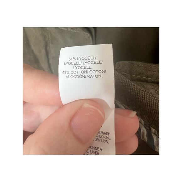 Lucky Brand Women's Army Green Olive Utility Jacket Field Size Medium - Picture 9 of 11